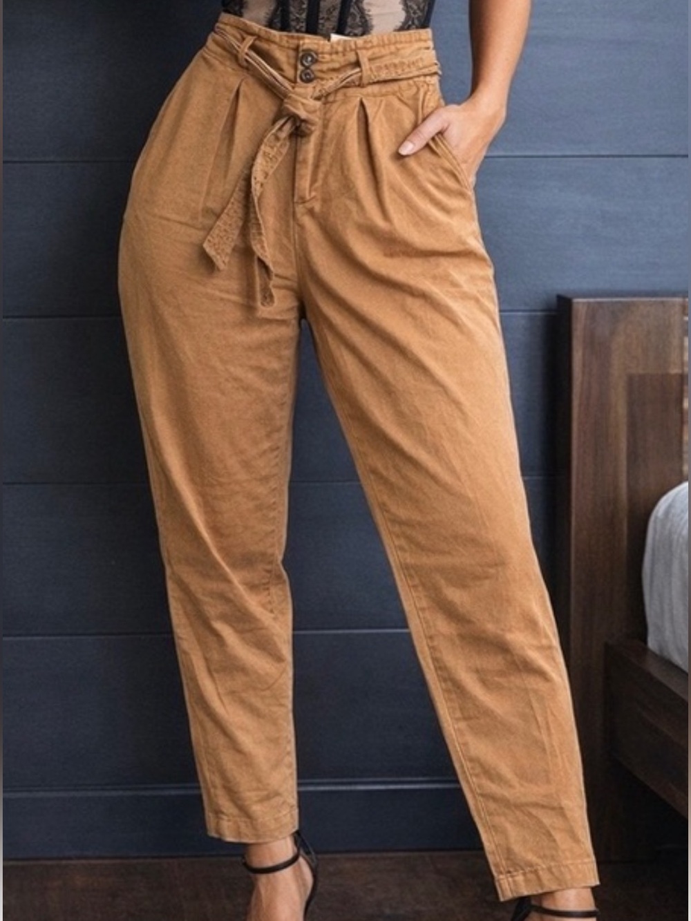 Free People Paper Bag Trousers